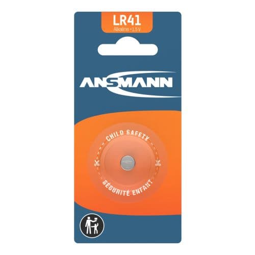 Pile bouton alcaline Ansmann LR41, LR736, AG3, 1,5 V