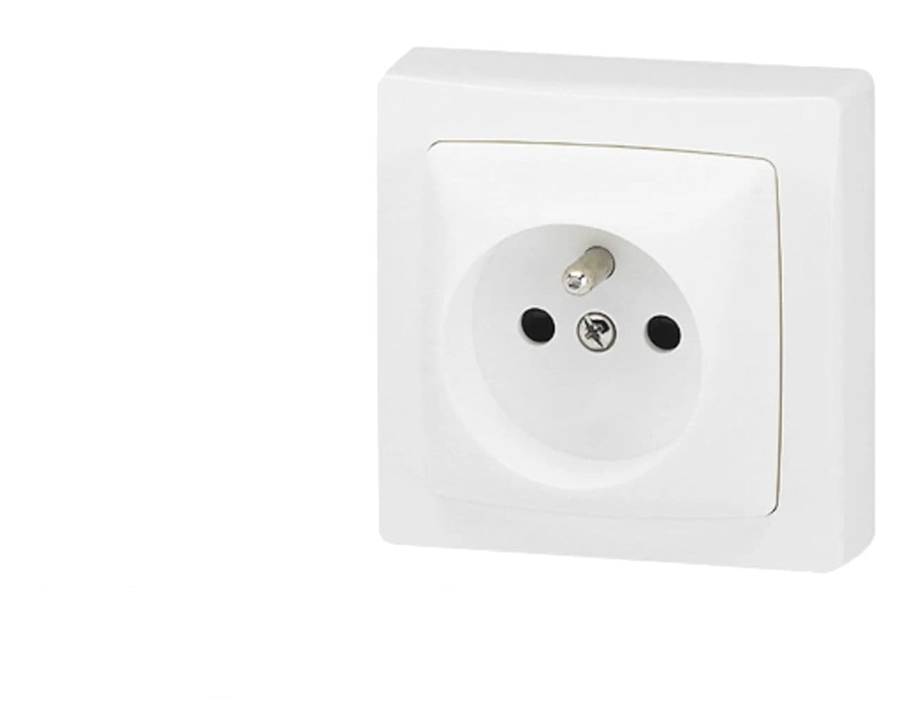 Prise de courant 16A 2P+T Legrand Otéo complète